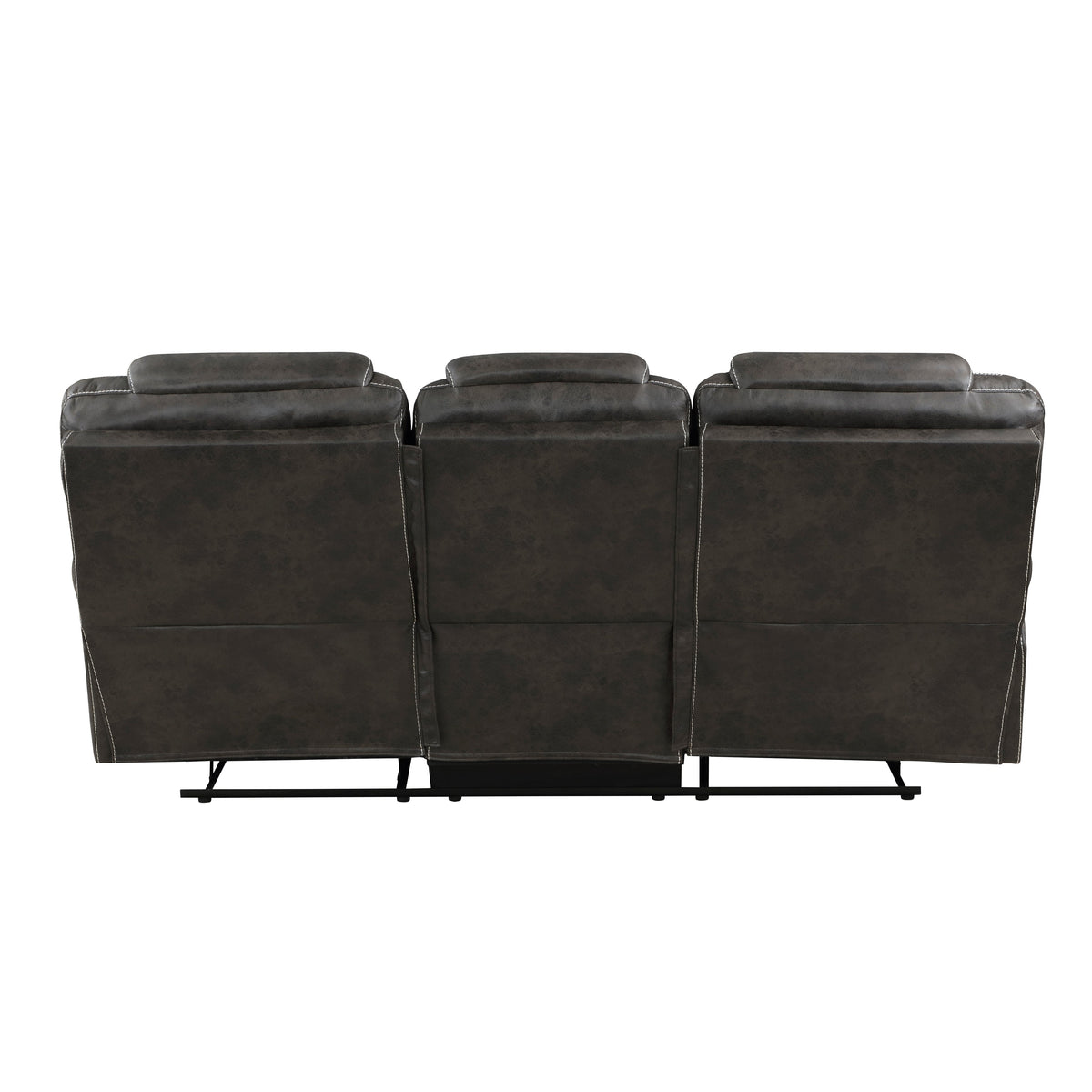 Gainesville Chocolate 2-Piece Double Reclining Set by Homelegance at Eve Furniture