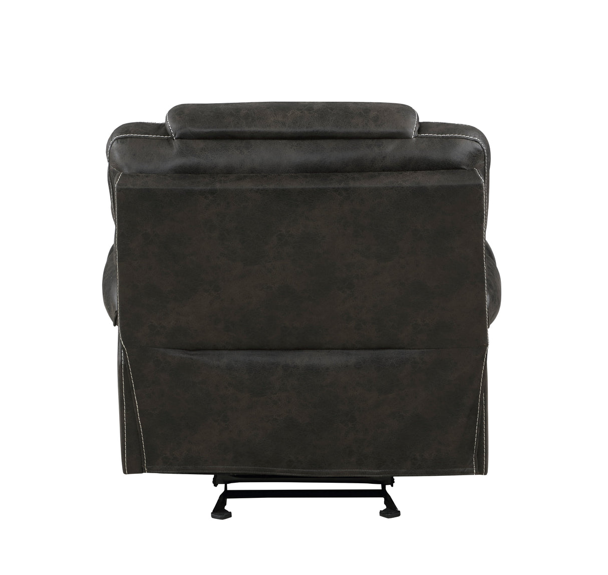 Gainesville Chocolate Microfiber Double Reclining Living Room Set by Homelegance at Eve Furniture