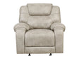 Gainesville Pewter Glider Reclining Chair by Homelegance at Eve Furniture