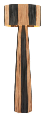 Gala Black & Natural Floor Lamp by Zuomod at Eve Furniture