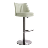 Gala Performance Vegan Leather Adjustable Stool by TOV Furniture at Eve Furniture
