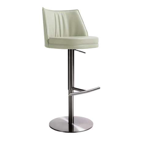 Gala Performance Vegan Leather Adjustable Stool by TOV Furniture at Eve Furniture