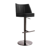 Gala Performance Vegan Leather Adjustable Stool by TOV Furniture at Eve Furniture