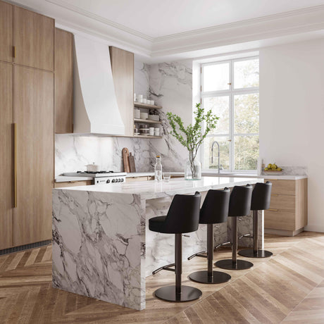 Gala Performance Vegan Leather Adjustable Stool by TOV Furniture at Eve Furniture