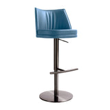 Gala Performance Vegan Leather Adjustable Stool by TOV Furniture at Eve Furniture