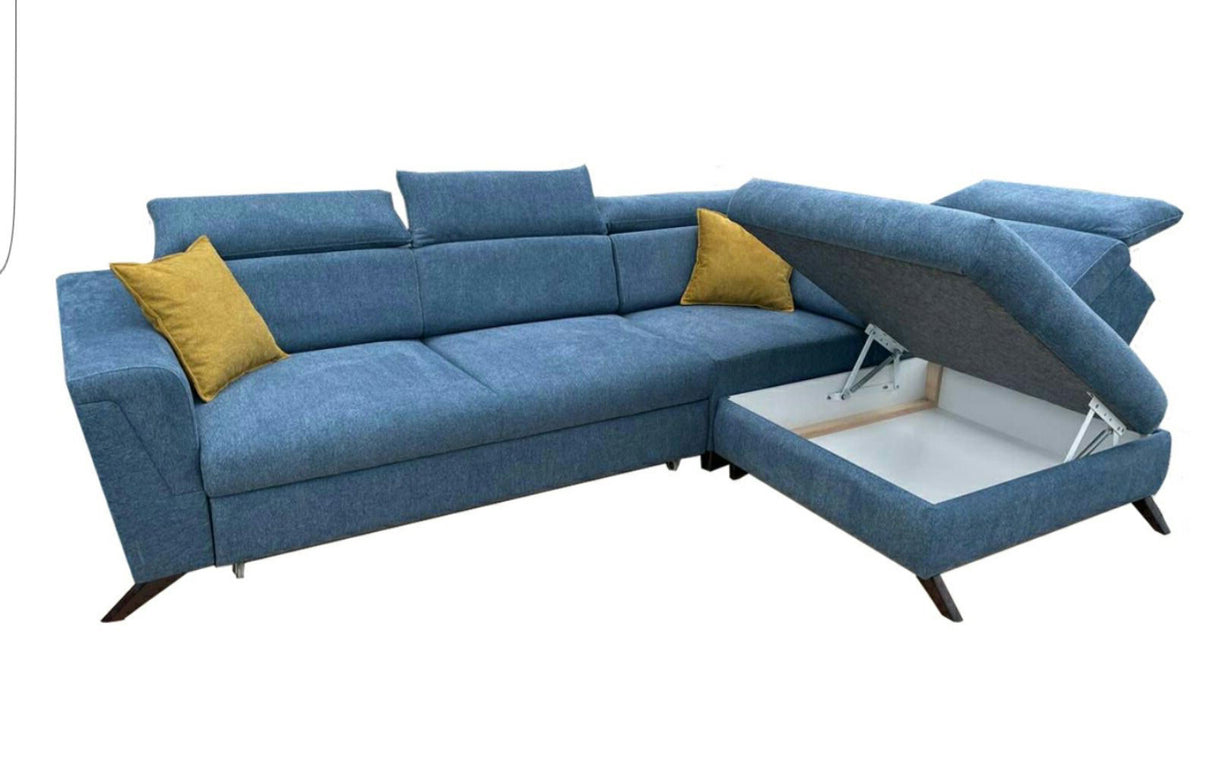 Gala sectional w/ bed and storage by ESF Furniture at Eve Furniture