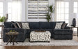Galactic Charcoal 3-Piece Sectional by New Era Innovations at Eve Furniture