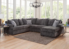 Galactic Charcoal Right Arm Facing (RAF) Sectional by Happy Homes at Eve Furniture