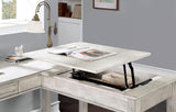 Galarga Antique White Desk by Furniture of America at Eve Furniture