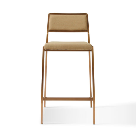 Gale Tan Basketweave Stackable Stool - Set of 2 by TOV Furniture at Eve Furniture