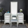 Galea Gray Vanity w/ Stool by Furniture of America at Eve Furniture