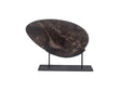 Galen Saint Laurent Brown Marble Sculpture