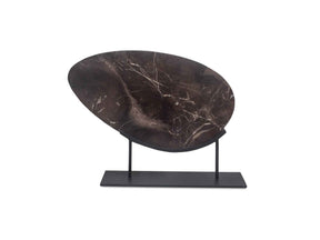 Galen Saint Laurent Brown Marble Sculpture