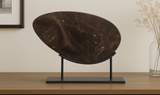 Galen Sculpture Saint Laurent Brown Marble by Moe's Home at Eve Furniture