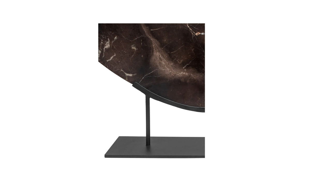 Galen Sculpture Saint Laurent Brown Marble by Moe's Home at Eve Furniture