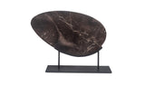 Galen Sculpture Saint Laurent Brown Marble by Moe's Home at Eve Furniture