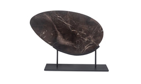 Galen Sculpture Saint Laurent Brown Marble by Moe's Home at Eve Furniture