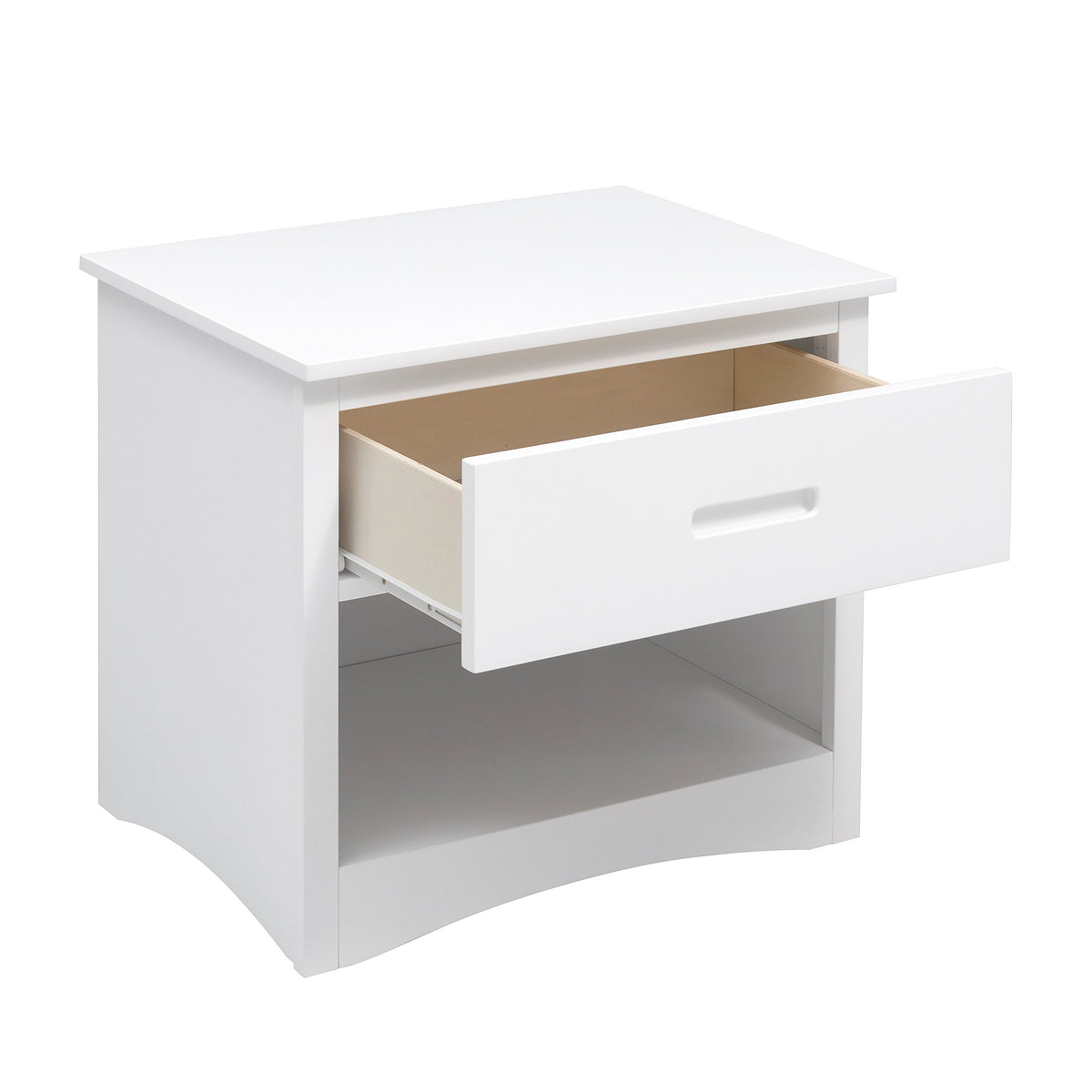 Galen White 1-Drawer Nightstand by Homelegance at Eve Furniture