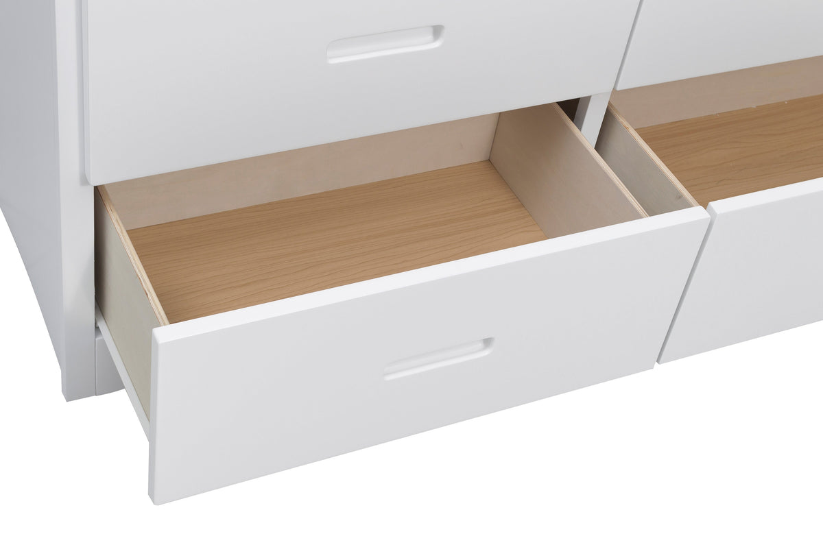 Galen White 1-Drawer Nightstand by Homelegance at Eve Furniture