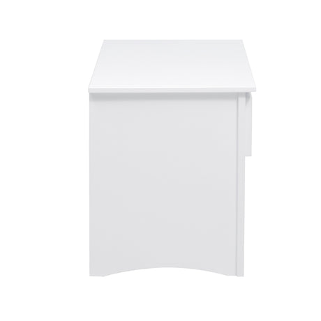Galen White 1-Drawer Nightstand by Homelegance at Eve Furniture