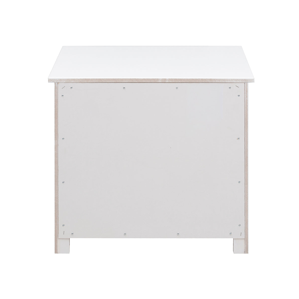 Galen White 1-Drawer Nightstand by Homelegance at Eve Furniture
