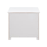 Galen White 1-Drawer Nightstand by Homelegance at Eve Furniture