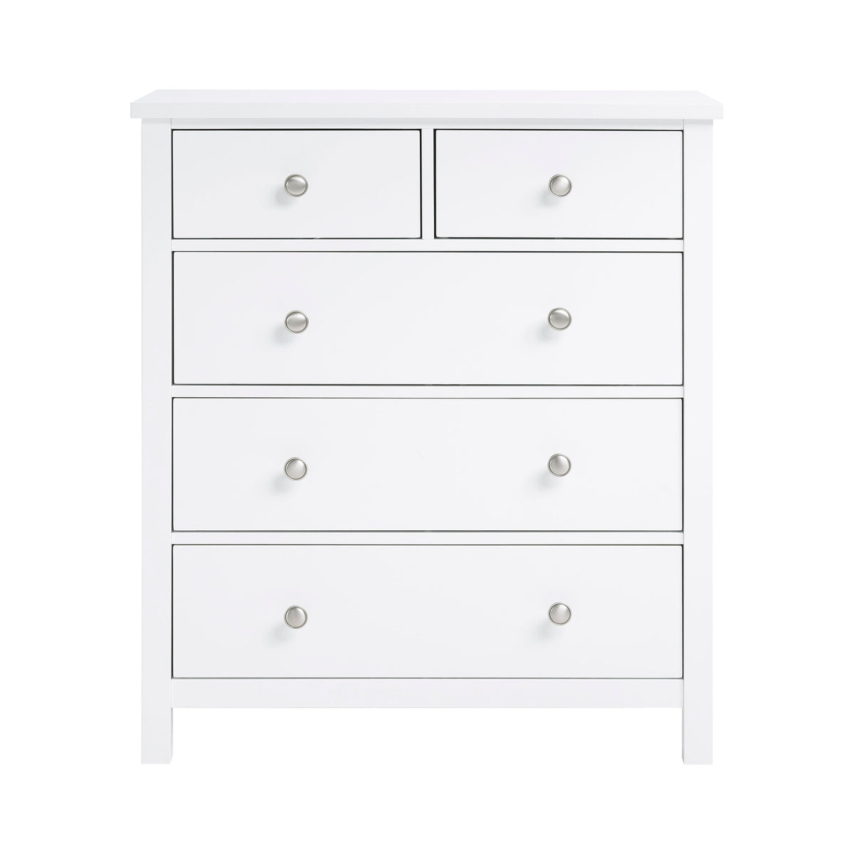 Galen White 5-Drawer Chest by Homelegance at Eve Furniture