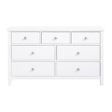 Galen White 7-Drawer Dresser by Homelegance at Eve Furniture