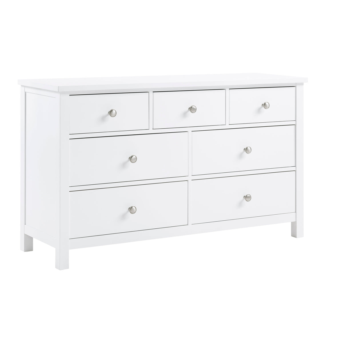 Galen White 7-Drawer Dresser by Homelegance at Eve Furniture