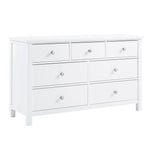 Galen White 7-Drawer Dresser by Homelegance at Eve Furniture