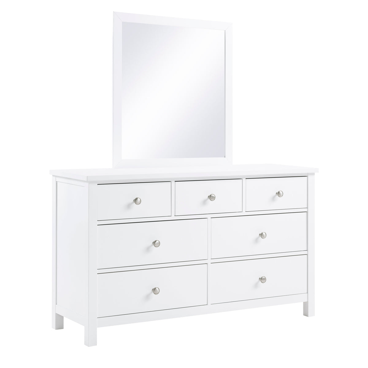 Galen White 7-Drawer Dresser by Homelegance at Eve Furniture