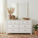 Galen White 7-Drawer Dresser by Homelegance at Eve Furniture