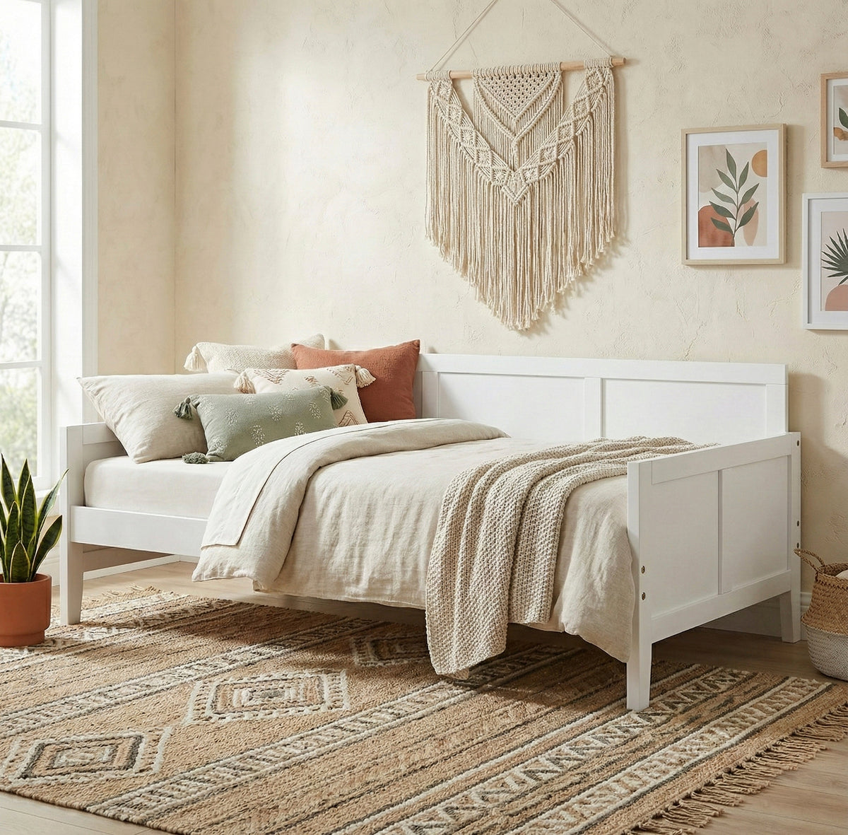 Galen White Daybed by Homelegance at Eve Furniture