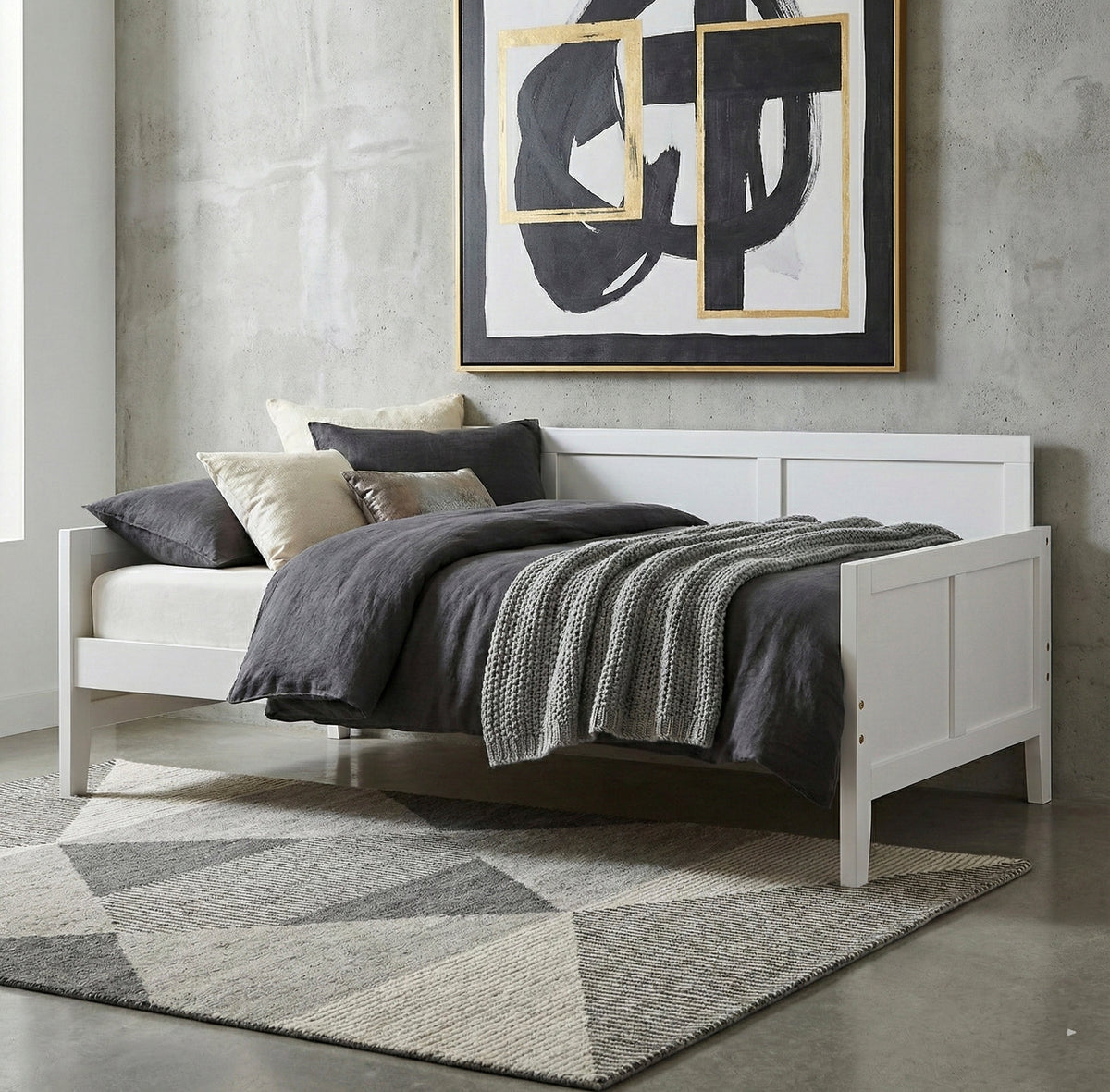 Galen White Daybed by Homelegance at Eve Furniture