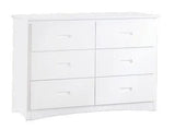 Galen White Dresser by Homelegance at Eve Furniture