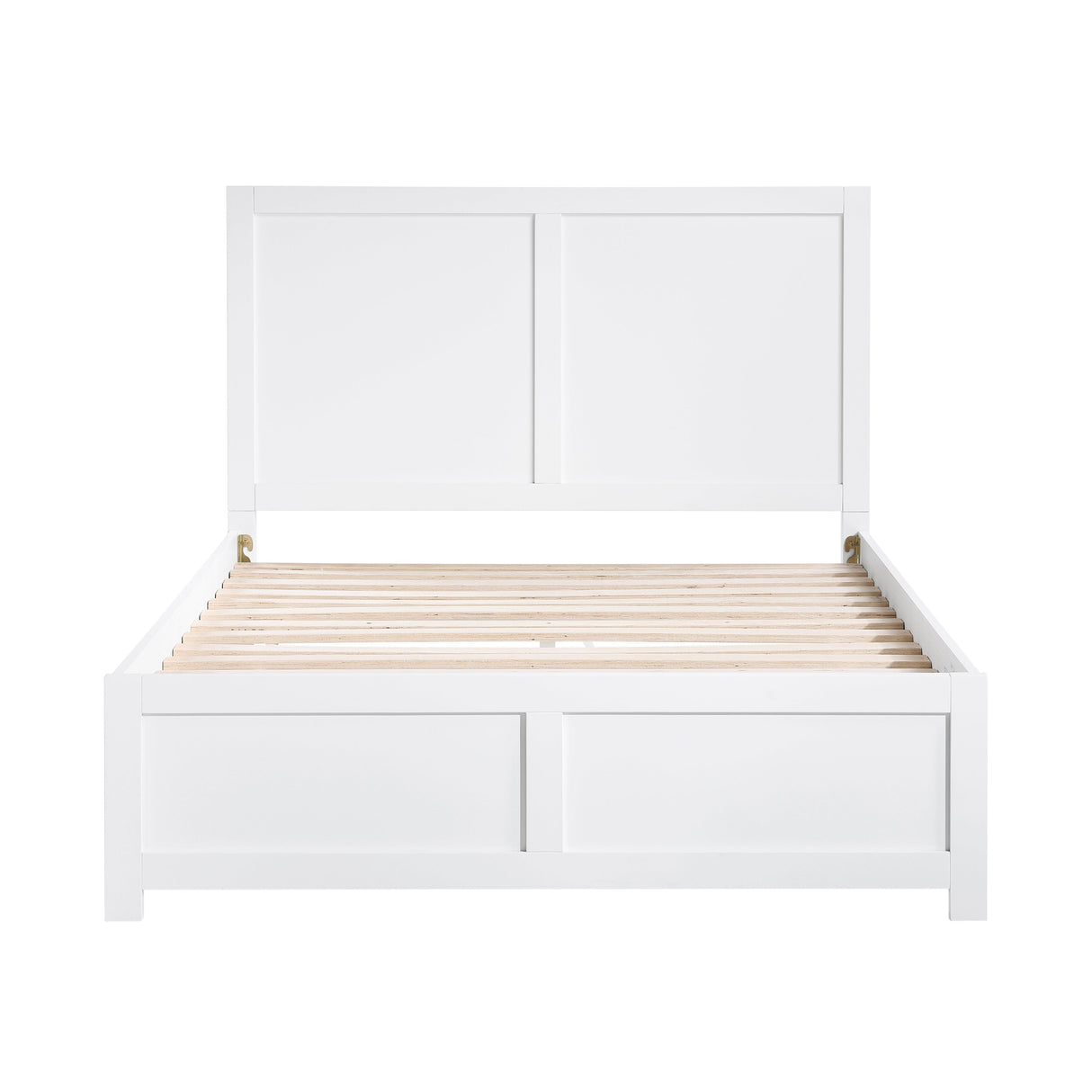Galen White Full Platform Bed by Homelegance at Eve Furniture