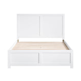 Galen White Full Platform Bed by Homelegance at Eve Furniture