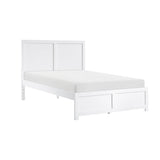 Galen White Full Platform Bed by Homelegance at Eve Furniture