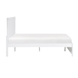Galen White Full Platform Bed by Homelegance at Eve Furniture