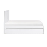 Galen White Full Platform Bed by Homelegance at Eve Furniture