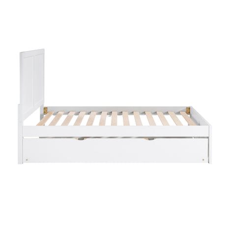 Galen White Full Platform Bed by Homelegance at Eve Furniture