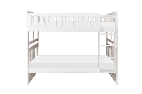 Galen White Full/Full Bunk Bed by Homelegance at Eve Furniture