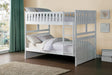 Galen White Full/Full Bunk Bed by Homelegance at Eve Furniture