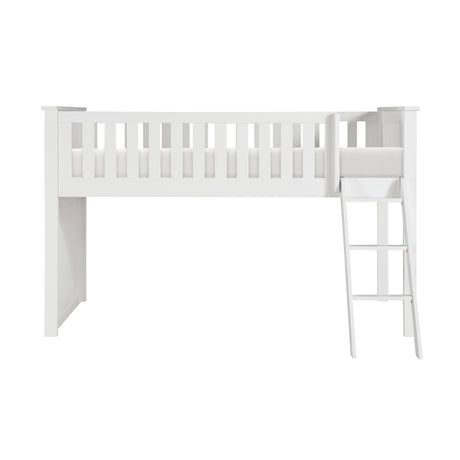 Galen White Low Loft Bunk by Homelegance at Eve Furniture