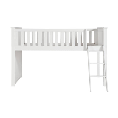 Galen White Low Loft Bunk by Homelegance at Eve Furniture