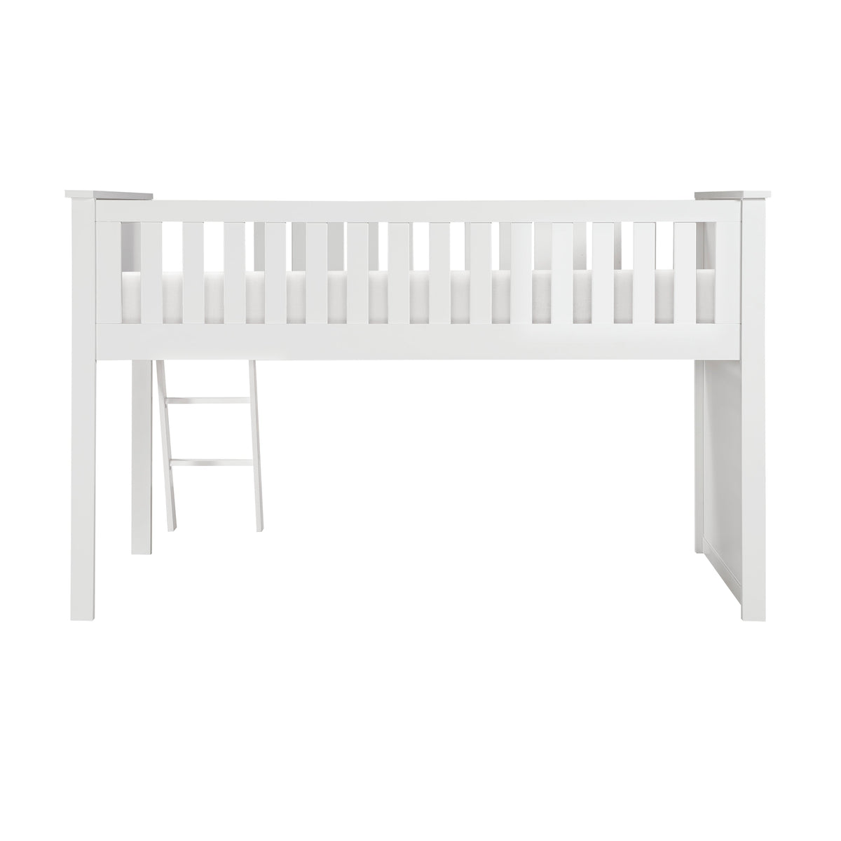 Galen White Low Loft Bunk by Homelegance at Eve Furniture