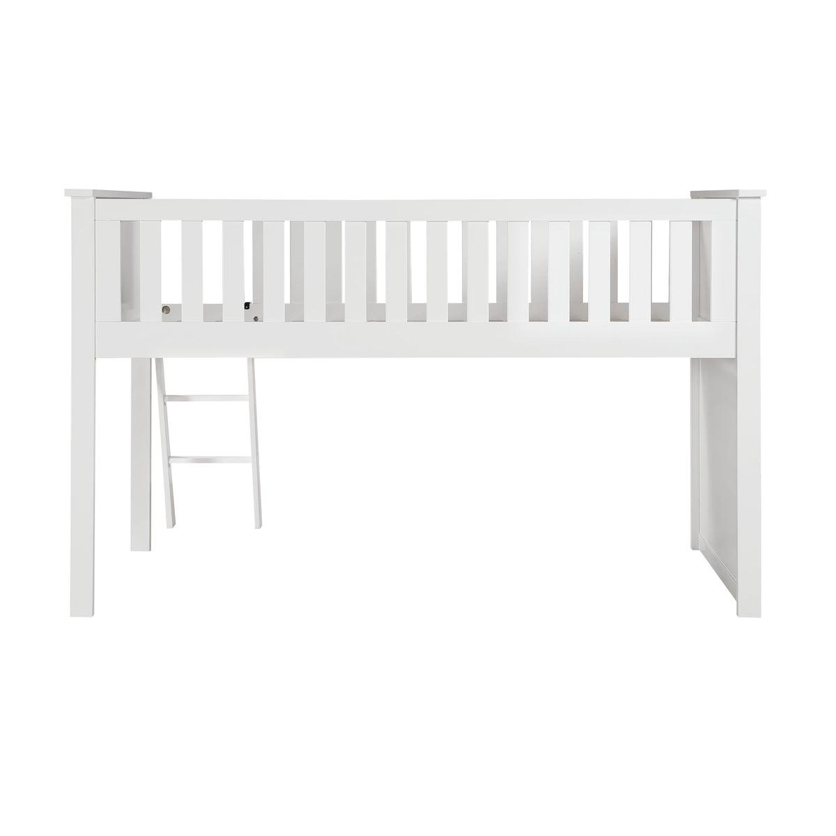 Galen White Low Loft Bunk by Homelegance at Eve Furniture