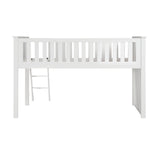 Galen White Low Loft Bunk by Homelegance at Eve Furniture