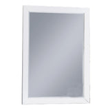 Galen White Mirror (Mirror Only) by Homelegance at Eve Furniture