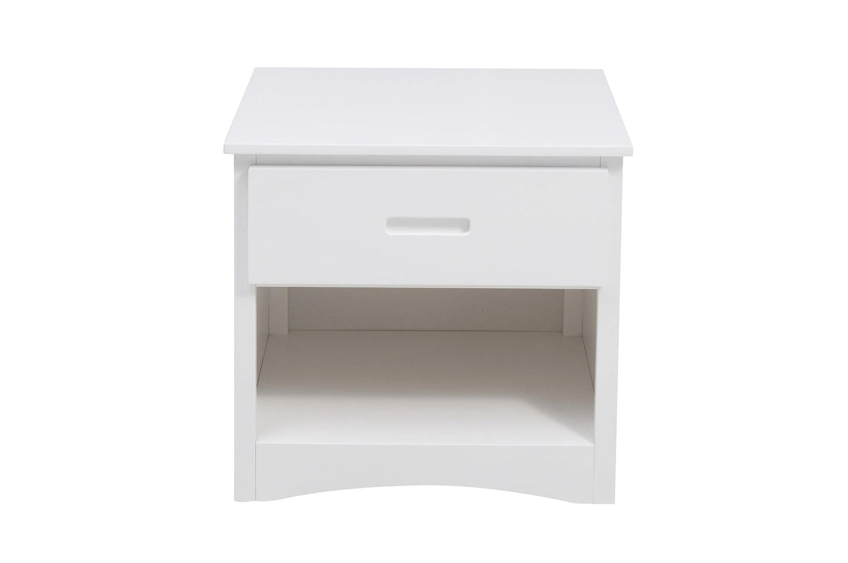 Galen White Nightstand by Homelegance at Eve Furniture